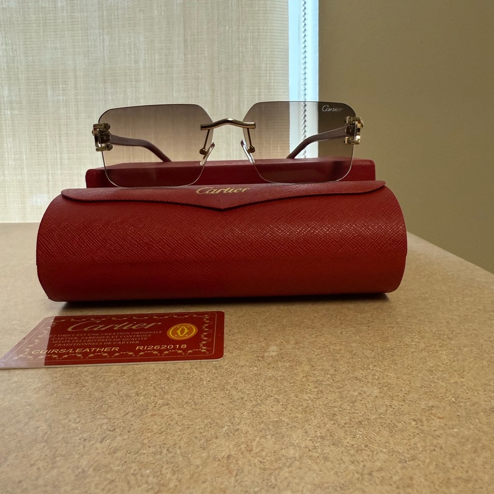 Cartier Red Leather